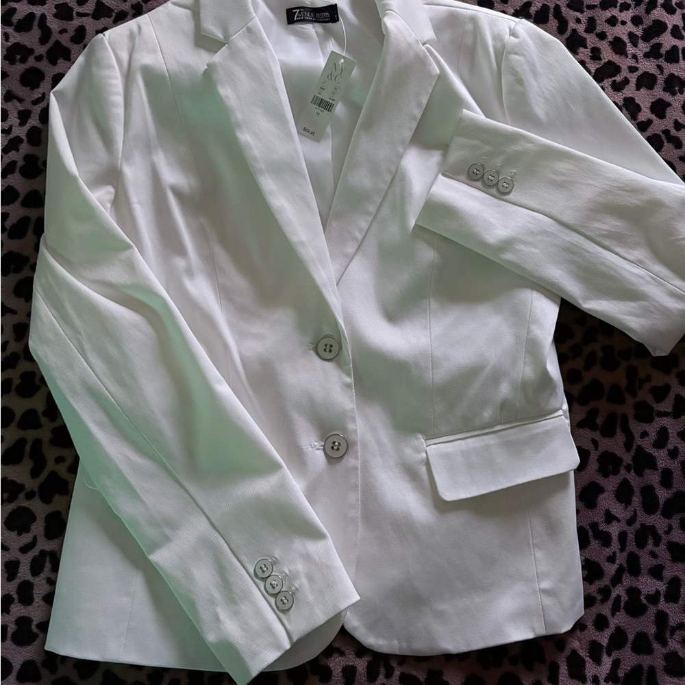 Zara Women's White Blazer